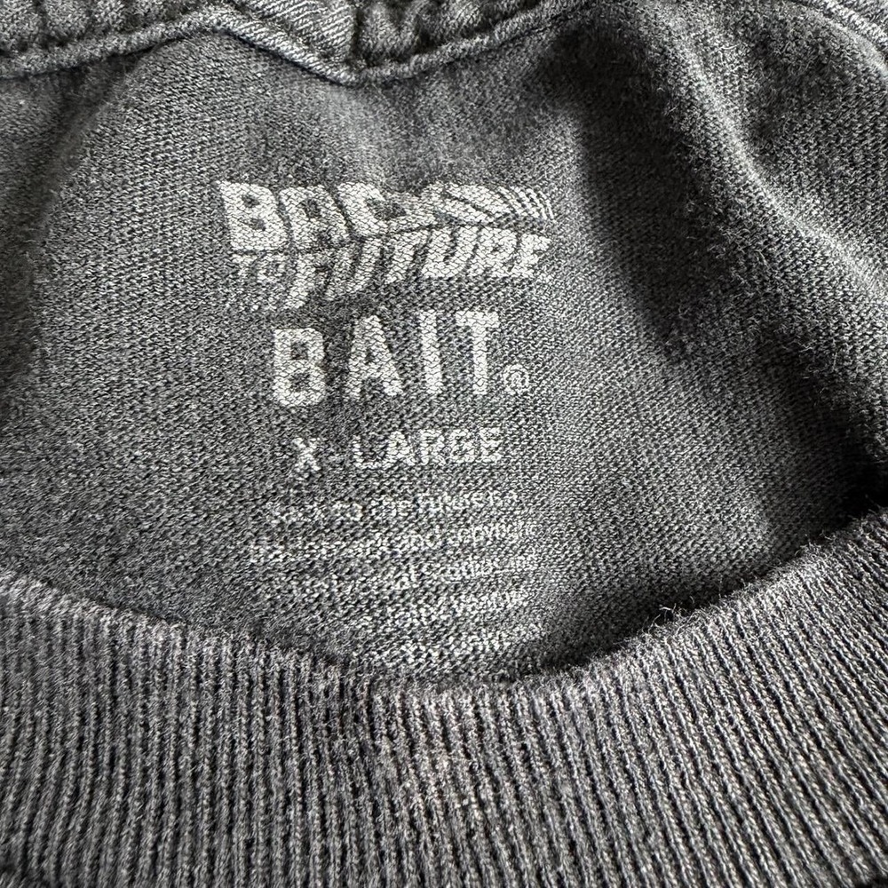 Bait x Back To The Future Black Short Sleeve T-Shirt Size XL Streetwear Skate - Picture 4 of 4